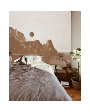 Papier peint panoramique prendre le large 2 170 x 250  brun clair