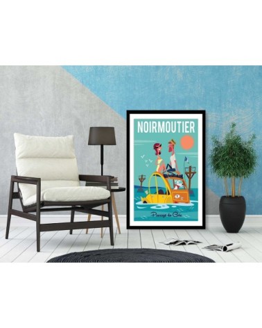Affiche Noirmoutier sans cadre 40x60cm