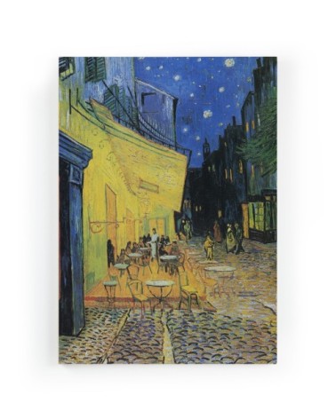 Peinture sur toile 60x40 imprimé HD terrasse la nuit