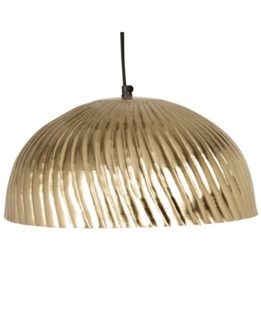 Suspension en métal doré et noir D34