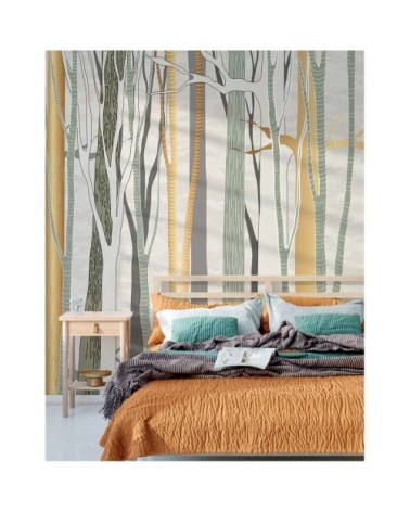 Papier peint panoramique en Papier Multicolore  432x280