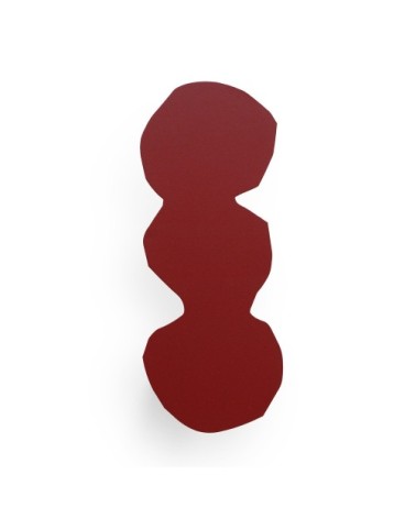 Patère rouge H22,5cm