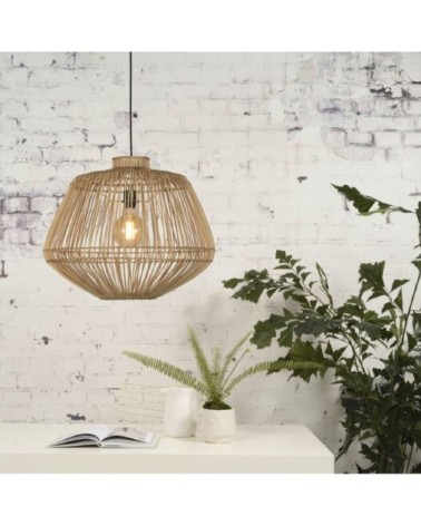 Suspension rotin naturel D60cm