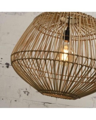 Suspension rotin naturel D60cm