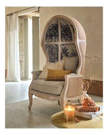 Tapis en coton tissé jacquard écru et lurex doré à motifs 160x230