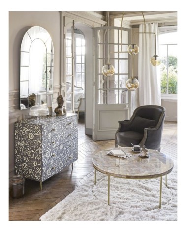 Statuette buste femme en ciment H30