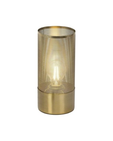 Lampe à poser métal perforé H27cm