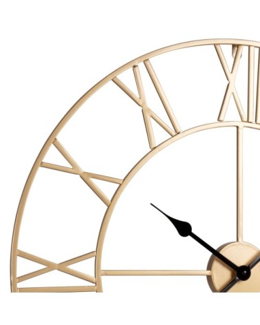Horloge en métal doré D70