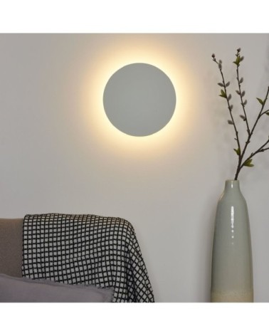 Applique murale ronde LED en métal D15cm