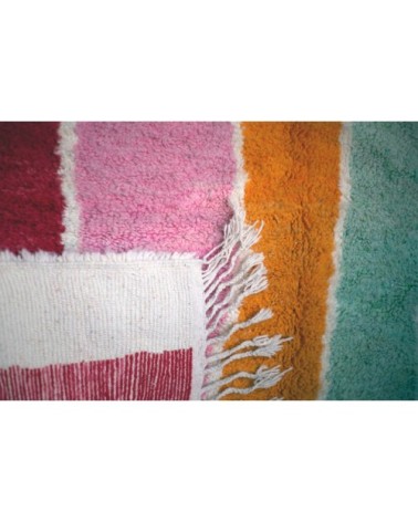 Tapis berbère original marocain laine New York 140x200