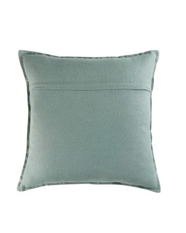 Coussin en lin lavé vert jade 45x45, OEKO-TEX®