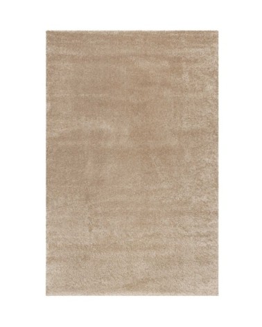 Tapis uni intemporel beige sable pour salon/chambre 225x160