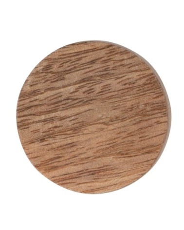 Bouton de porte en manguier marron