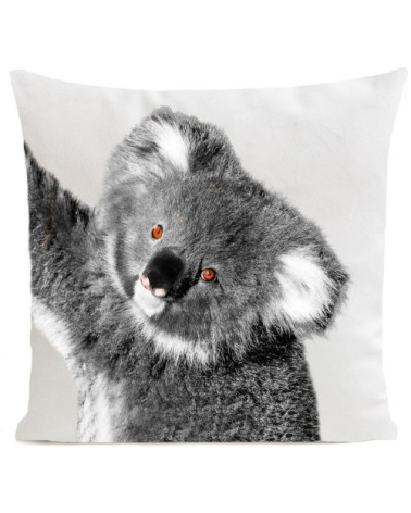 Coussin Koala Chouki Velours 40x40cm