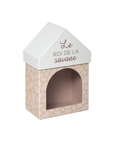 Lot de 2 boites de rangement forme hutte