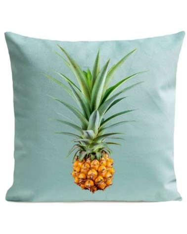 Coussin Ananas Mr. Pineapple Velours 60x60cm