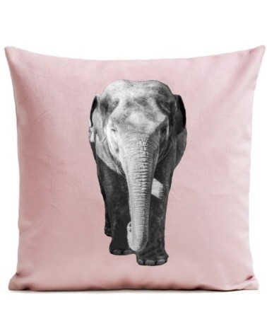 Coussin Elephant Velours 60x60cm