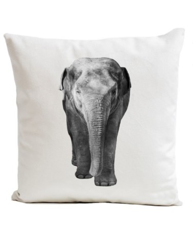 Coussin Elephant Velours 60x60cm