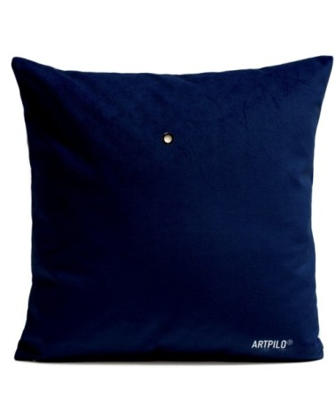 Coussin Coq Royal Peacock Velours 60x60cm