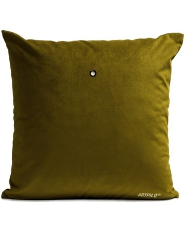 Coussin Coq Royal Peacock Velours 40x40cm