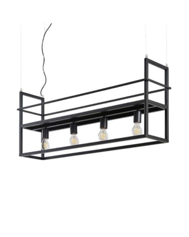 Suspension en métal noir