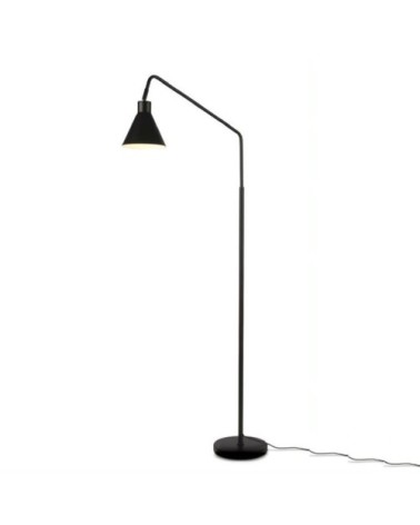 Lampadaire métal noir H154cm