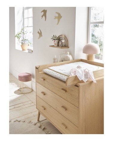 Doudou bébé lapin en coton rose