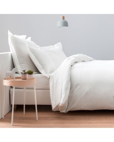 Drap housse percale de coton peigné 160 fils - 400tc STOCKHOLM