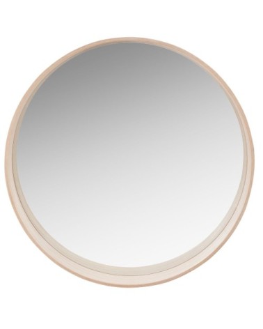 Miroir rond avec baguette asymétrique, D70 cm