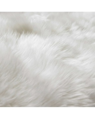 Tapis en peau de mouton ivoire 110 x 180 cm