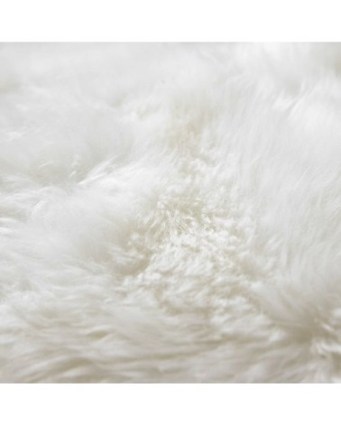 Tapis en peau de mouton ivoire 110 x 180 cm