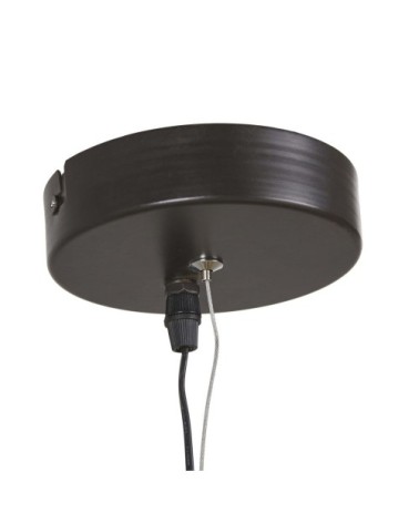 Suspension en métal doré découpé feuilles de palmier