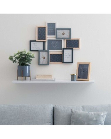 Cadre multivues 9 photos en pin 58x50