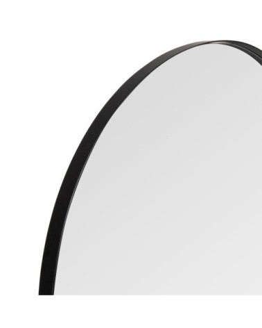 Miroirs organiques en métal noir (x3) 43x39