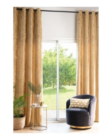 Bout de canapé en métal doré