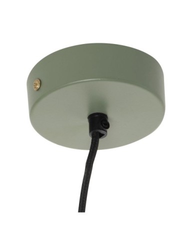 Suspension en métal vert kaki D33