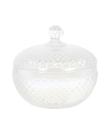 Bougie parfumée en verre transparent