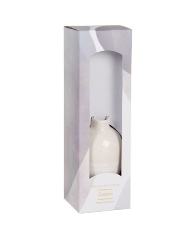 Diffuseur en céramique écrue et beige parfum Embrun 100ML