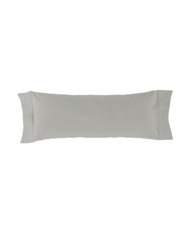 Taie d'oreiller en coton gris 45x110