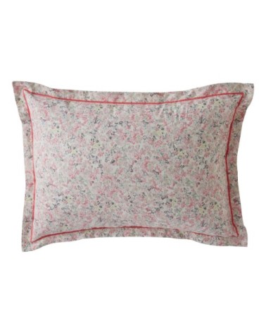 Taie d'oreiller 50x70 en coton rose