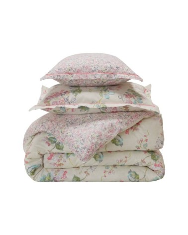 Taie d'oreiller 50x70 en coton rose