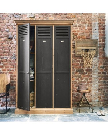 Panier de basket mural en sapin 56x68