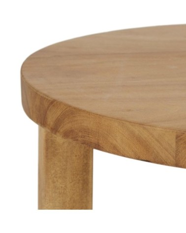 Bout de canapé en bois de manguier, acacia et margousier marron