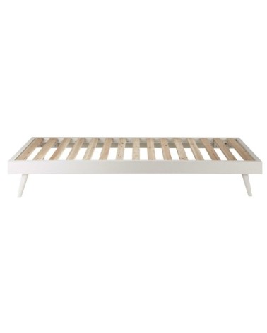 Lit banquette 90x190 en pin blanc