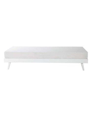Lit banquette 90x190 en pin blanc