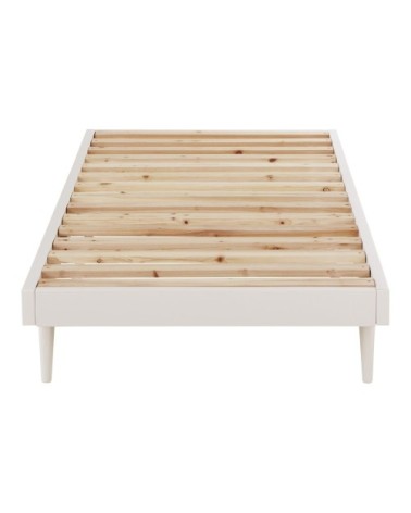 Lit banquette 90x190 en pin blanc