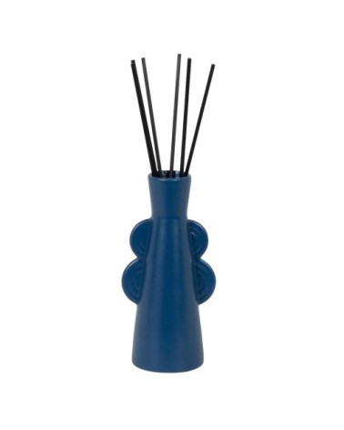 Diffuseur en céramique bleue parfum Bois Vanillé 100ML