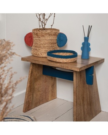 Diffuseur en céramique bleue parfum Bois Vanillé 100ML