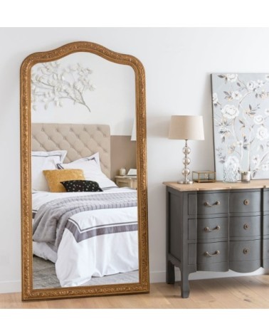 Miroir sculpté doré 100x200