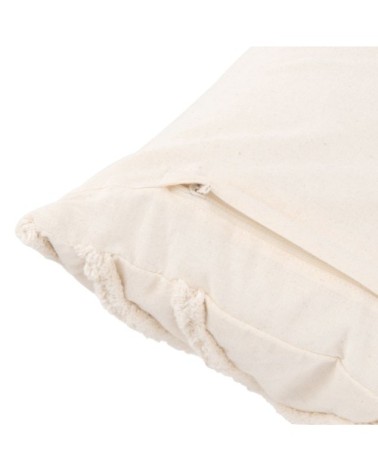 Housse de coussin en coton tufté écru 30x50